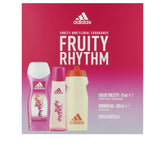 ADIDAS-CONJUNTO WOMAN FRUITY RHYTHM 3 peças-DrShampoo - Perfumaria e Cosmética